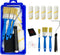 4 inch 16PCS Paint Roller Cover Set,Wall Painting Roller Naps for Professional or Home Owners with All Paints and Stains for House or Commercial U...