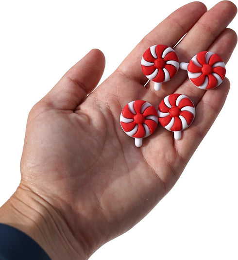 Buttons Galore Candy Cane Super Value Pack Craft Buttons, Red 50 Pack...