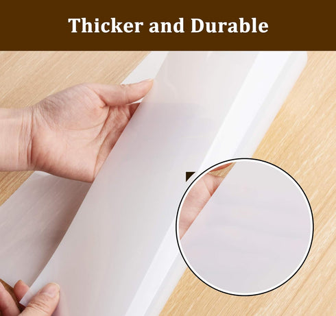 ilauke 10 Pieces 7.5mil Stencil Vinyl Sheets, 12x12inch Blank Mylar Stencil Sheets, Milky Translucent PET Stencil, Clear Mylar Template for Cricut...