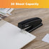 with 5000 ¼" Staples Office Stapler- 25 Sheet Capacity .Desktop Stapler.for Offices, Homes and Schools.Black....
