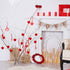 Frienda 24 Pcs Valentine Heart Shaped Ornament Heart Ornaments Christmas Tree Baubles Hanging Decoration for Valentine Wedding Anniversary Mother'...