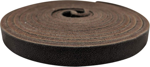 TOFL Genuine Top-Grain Leather Strap | 72 Inches Long | 3/8 Inch Wide | 1/8 Inch Thick (7-8 oz) | 1 Leather Strip for DIY Arts & Craft Projects, C...