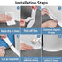 Caulk Tape Self Adhesive, 1 Rolls Waterproof Toilet Caulk Strip, Toilet Sealer Around Toilet Base, Traditional Caulking Replacement, Caulking Tape...