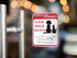 in Case of Fire Or Emergency Please Rescue Our Pets 5 Inch Front Door Window Alarm Alert Animal Pet Dog Cat Kitten Bird Rabbit Rescue House Home R...