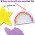 KRAFUN Cross Stitch Kits for kids Beginners, 4 Unicorn Cross Stitching Keyrings Arts & Crafts, Needlepoint Embroidery Kit for Girls 5-13 Craft Kit...