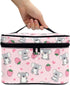 Strawberry Koala Toiletry Bag Makeup Bag Pouch Cosmetic Bag Toiletry Bag Desk Cosmetics Pouch Storage with Strap...