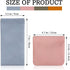 8 Pcs Small Makeup Bag for Purse, Waterproof Portable Pocket Cosmetic Bag with 7" Squeeze Top Glasses Case, No Zipper Self-closing Makeup Pouch Mi...