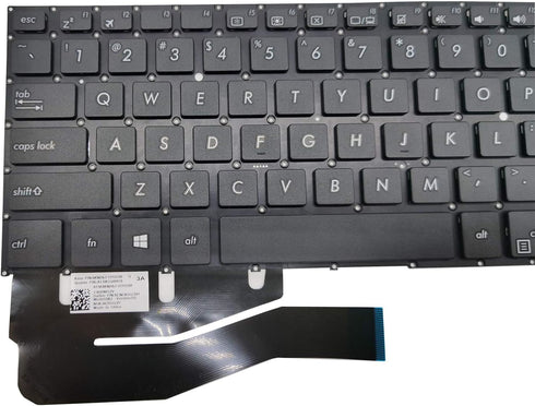 for ASUS TP410 TP410U TP410UA TP410UF TP410UR TP401 TP401CA TP461 Series Black Frameless Without Backlight US Layout Notebook Keyboard...