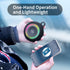Bluetooth Shower Speaker Waterproof | Small Portable Bluetooth Speaker Wireless with Clip | Powerful Bass and Louder Volume | Colorful Lights and ...