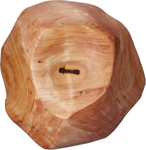 Enrico Root Wood Small Bowl,Brown, 6"...
