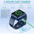 2 in 1 USB A Fast iWatch Charger MFI Certified 3.3FT Wireless iWatch Charger for Apple Watch Series 8/7/6/5/4/3/2 & Compatible with iPhone and Air...