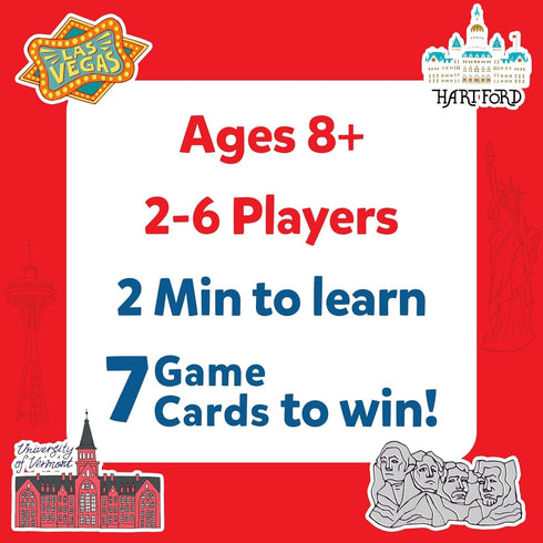 Skillmatics Card Game - Guess in 10 States of America, Educational Travel Toys for Boys, Girls, and Kids Who Love Board Games, Geography and Histo...
