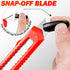 DIYSELF 14 Pack Box Cutter Retractable, Box Cutter Knife with 18mm Wide Utility Blades, Sharp Utility Knife Retractable, Box Cutters for Office, H...