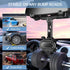 Rearview Mirror Phone Holder for Car,360°Rotatable and Retractable Multifunctional Rear View Mirror Phone Holder,Four Corners Fixed Anti-Shake Des...