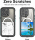 Case for iPhone 15 Pro,Compatible with MagSafe Waterproof DropProof DirtProof Snowproof Anti-Scratch Heavy Duty Full Body Protect Built in Screen ...