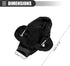Motoforti Universal Car Gear Shift Cover Shift Knob Cover, Gear Stick Cover Shift Gear Cover, Fashionable, Fabric, Black...