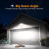 10W LED Flood Lights Outdoor, IP66 Waterproof Security Lights Fixture, 6500K Hardwired Wall Lamp, 700Lm Ultra Thin Work Light, 120° Beam Angle LED...