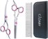 Dog Grooming Scissors Kit with Safety Round Tips, 3 in 1 Professional Dog Grooming Scissors, 4CR Stainless Steel Pet Grooming Shears for Dog, Cat,...