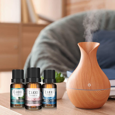 Summer Essential Oils for Diffusers for Home, CAKKI Fragrance Oils Set, 6X10ml with Coconut Passion,Plumeria, Pina Colada, Aqua Kiss, Natural Arom...