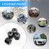 Tire Valve Stem Cap for Car, 4 Pack American Flag Pattern Anti-Rust Airtight Universal Valve Stem Covers for Cars, Vehicles, Bicycles, Trucks, Mot...