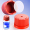 Polypropylene PBT GL25 GL32 GL45 Screw Cap with Pour Ring and Silicone Gasket for Media Bottle (GL32 PBT 2PCS)...