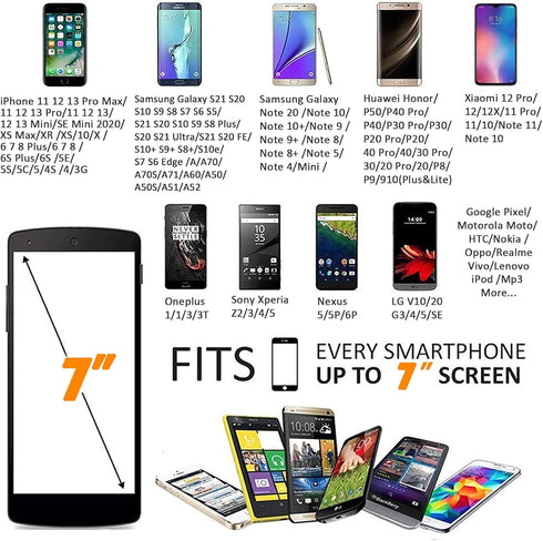 Phone Holder for Running Armband Cell Phone Holder for iPhone 11 12 13 14 15 16 Pro Max 16e XS X XR Plus Mini/Samsung Galaxy/Key,Waterproof Black ...