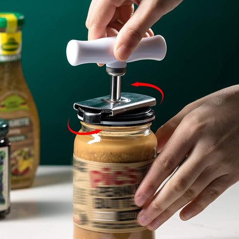 jar opener for weak hands can opener adjustable lid opener stainless steel easy opener for most caps...