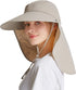 icolor Sun Hats for Women Fishing Hat UPF+50 Detachable Face Mask Neck Flap Visor Wide Brim UV Sun Protection Hiking Hats...