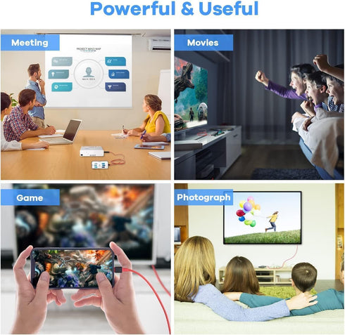 Lightning to HDMI,Apple MFi Certified Lightning to HDMI Adapter iPhone iPad iPod to TV, 2K No Power Needed iPhone HDMI Adapter Sync Screen Connect...