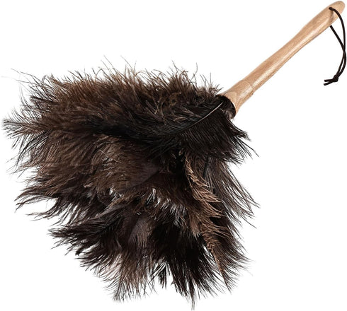 Ostrich Feather Duster, 16-Inch, Indulge in Effortless Elegance with Premium Reusable Design for Thorough, Eco-Friendly Cleaning of Delicate Items...
