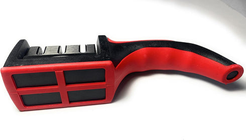 3 Stage Portable Knife Sharpener Sharpening Tool, Anti-slip,Easy To Repair,Restore and Polish Blades...