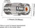 2PCS PL259 UHF Coax Adapter Cable Gender Changers, SO239 Coax Connector Female to Female Coaxial Adapter for CB Radio, Antenna...