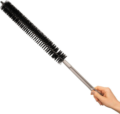 25 Inch (64cm) Flexible Lint Remover Cleaning Coil Brush for Dryers, Radiators, Refrigerators, Baseboards, and Other Special tasks. Coil Grill Bru...