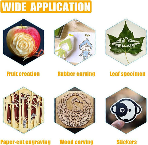 Jneoace Exacto Knife Precision Carving Craft Hobby Knife Kit with 40 PCS Exacto Blades for DIY Art Work Cutting, Hobby, Scrapbooking, Stencil...
