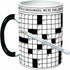 The Unemployed Philosophers Guild Crossword Puzzle Coffee Mug - Exercise Your Mind While You Warm Your Belly - Comes in a Fun Gift Box, White, 12 ...
