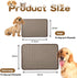 Dog Cooling Mat Pet Cooling Pads Dogs & Cats Pet Cooling Blanket for Outdoor Car Seats Beds (Coffee, 28IN * 40IN)...