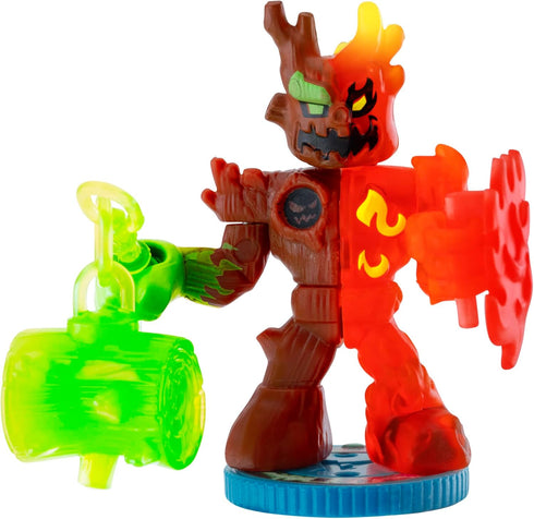 Legends of Akedo Power Storm - Versus Pack - 2 Mini Battling Warriors and 2 Battle Controllers - Burndown Versus Shred Head...