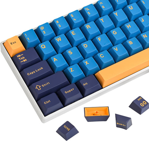 Japanese Keycaps Cherry Profile 60% PBT 172 Key Cap Set for Cherry Mx Gateron Kailh Switch for 60% 65% TKL Keyboards?Nautilus?...