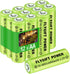 AA Rechargeable Batteries 800mAh Ni-MH Double A 1.2V High Capacity Precharged Solar Batteries for Garden Lights, Pathway Lights, Landscape Outdoor...