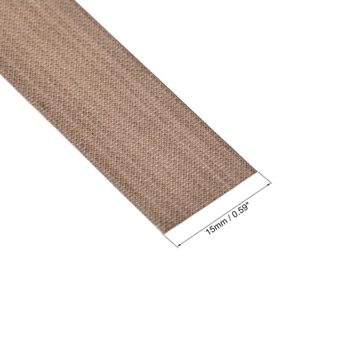 uxcell Heat Resistant Tape High Temperature Tape PTFE Film Adhesive Tape 15mm Width 10m 33ft Length Brown...