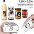 JURUN Jar Opener for Weak Hands, Jar Bottle Opener Tool for Seniors with Arthritis, Kitchen Gadgets With Lid Opener & Silicone Gripper Pad for Ope...