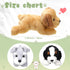 Skylety 3 Pcs 7.87 Inches Dog Stuffed Animal Plush Dog Soft Plush Dog Pillow Toy Fluffy Puppy Set for Christmas Girls Baby Kids Dog Party Favor Bi...