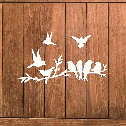 Birds On The Branch Metal Die Cuts, Bird Frame Cutting Dies Stencils DIY Crafts Cards Cuts for DIY Embossing Card Making Photo Decorative Paper Di...