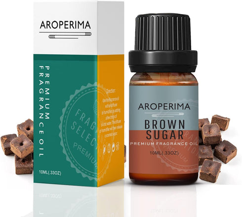 Brown Sugar Fragrance Oil, Premium Grade Scented Oil for Aroma Diffusers, Perfume, Candle and Soap Making - 10ml...