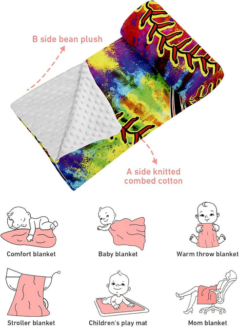 GRESATEK Newborn Baby Double Layer Blanket - Toddler Bedding Blanket for Baby Boys Girls and Kids - Warm Cozy Softball Bedding Essential...