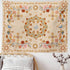 TTYQXZ Wall Tapestry Bohemian - Floral Vine Wall Hanging Celestial Sun Moon and Star Tapestries Hippie Home Decor Boho for Bedroom Aesthetic (Crea...