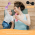 Baby Dumbbell Toy - Silicone Dumbbell Teether Toys Weight Rattle Sensory Toy for Babies - Great Gift for Baby and Toddler Girls or Boys (Mint)...