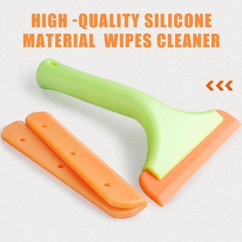 Shower Squeegee, Car Window Water Blade, Water Wiper with 5.9'' Blade and 7.5'' Handle, for Car Windshield, Wing Mirrors, Window, Mirror, Glass Do...