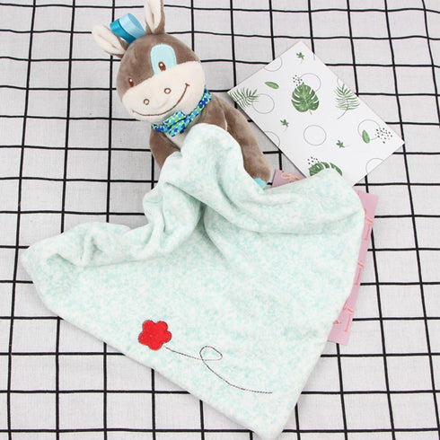 LETTON Toys Horse Snuggler,Baby Blankie Plushy Security Blanket(Green)...