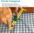 BIGTEDDY - 5in1 Handy Sliding Sewing Gauge Quilting Tools for Beginner Work as T-Gauge, Hem Gauge, Seam Allowance, Buttonhole Spacer and Circle Co...